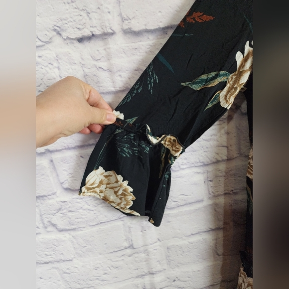 Vero Moda stylish Maternity dress in black and white floral print Size XS NEW - Picture 4 of 13